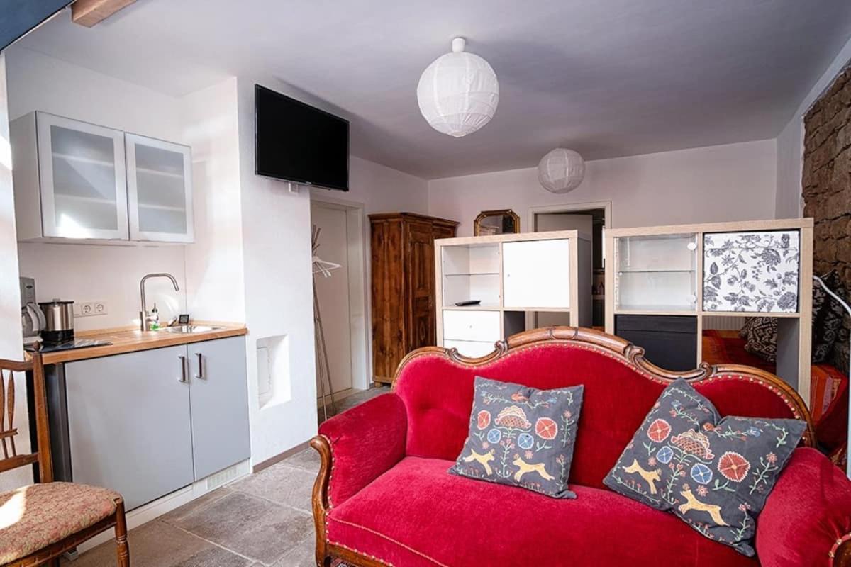Moderne Wohnung Mit Studio In Bauernhausscheune Am See Biersdorf Extérieur photo