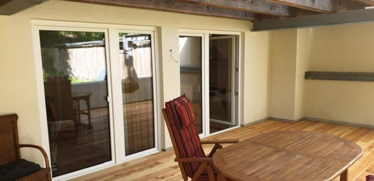 Moderne Wohnung Mit Studio In Bauernhausscheune Am See Biersdorf Extérieur photo