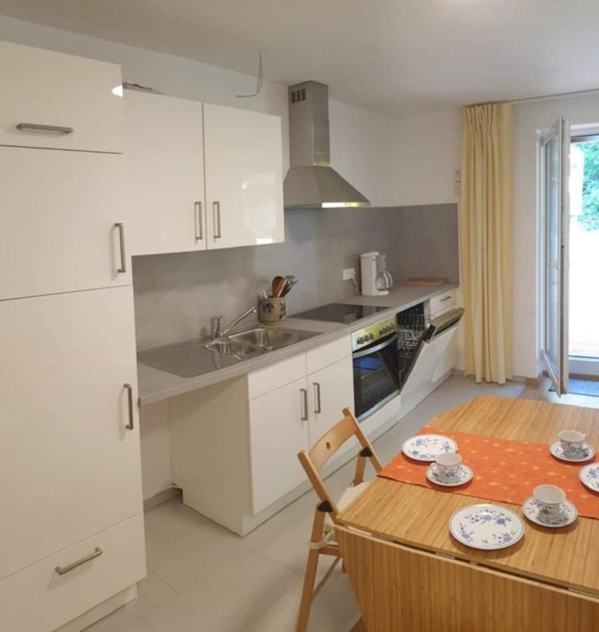 Moderne Wohnung Mit Studio In Bauernhausscheune Am See Biersdorf Extérieur photo